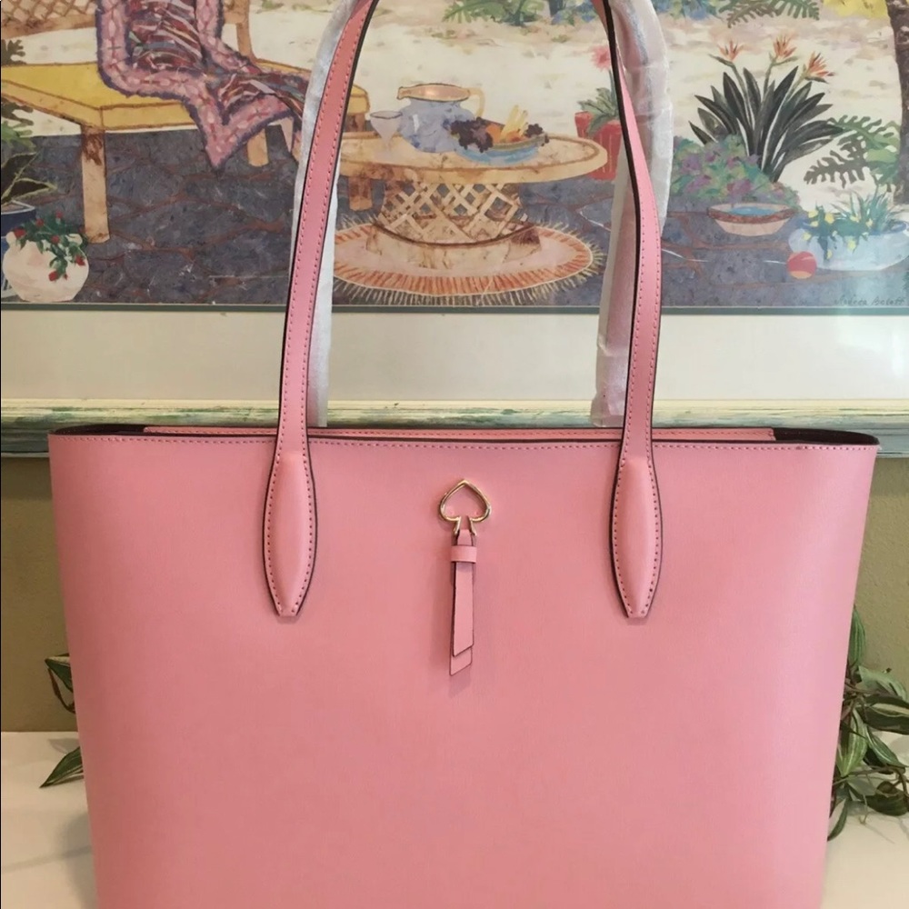 KATE SPADE ADEL LARGE TOTE SHOULDER BAG CARNATION - Picture 3 of 11
